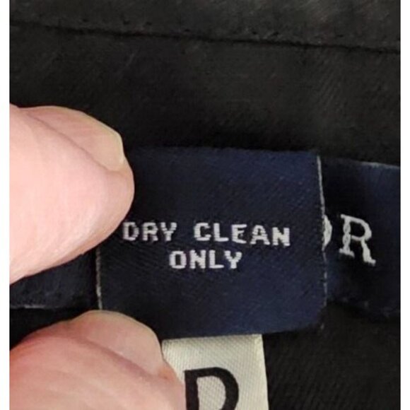 Vintage ANN TAYLOR Jacket Size 10 Black Four Button Casual Summer Linen Blend - Picture 5 of 5